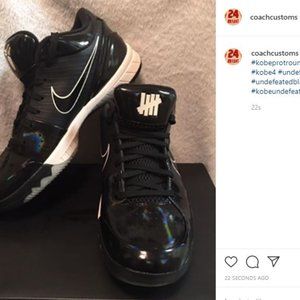 KOBE PROTRO 4 UNDEFEATED *BLACK MAMBA*